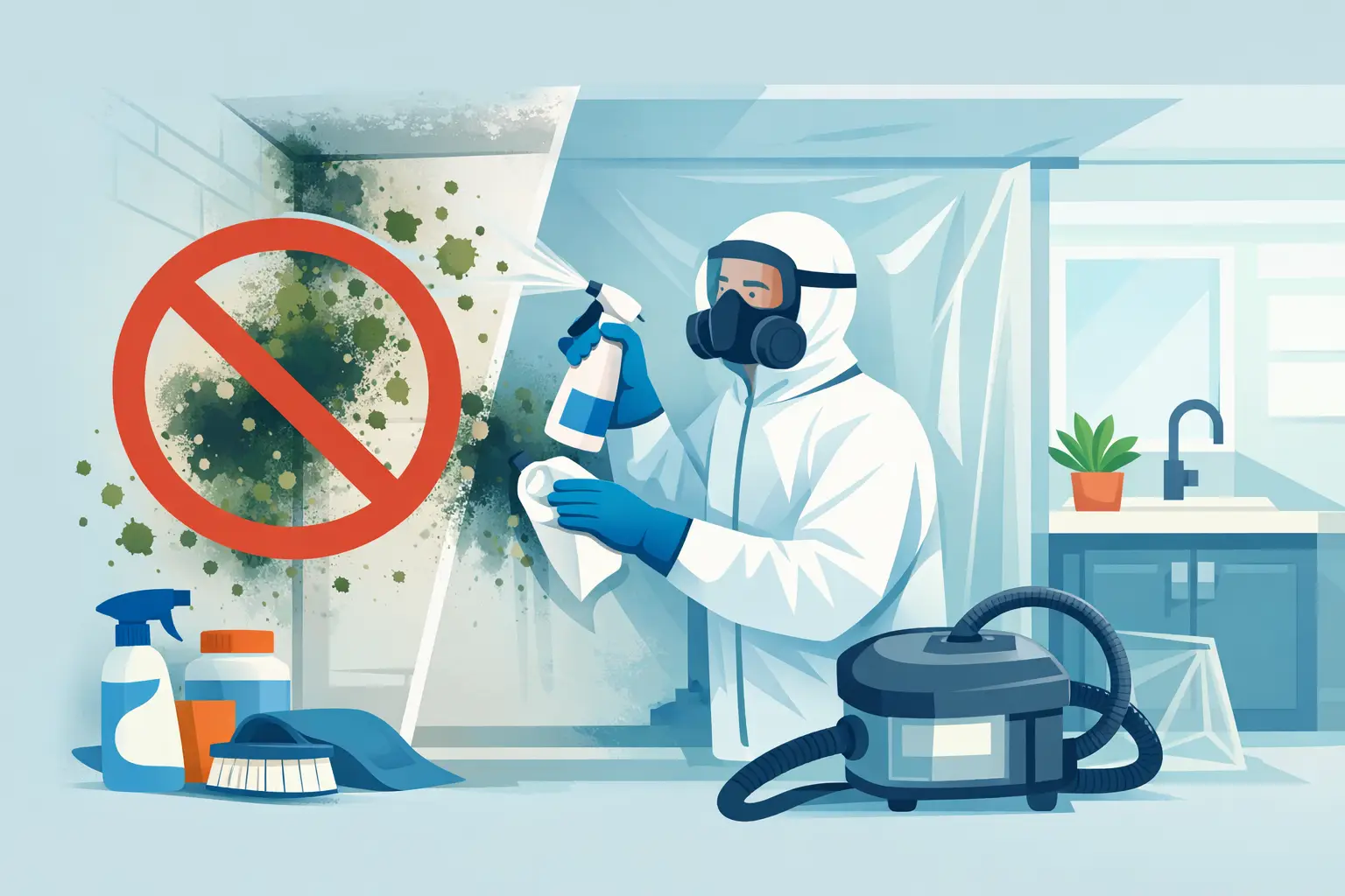 How to Remove Mold Safely Without Spreading It