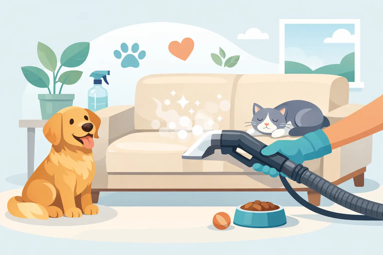 Pet Safe Upholstery Cleaning for Healthier Homes